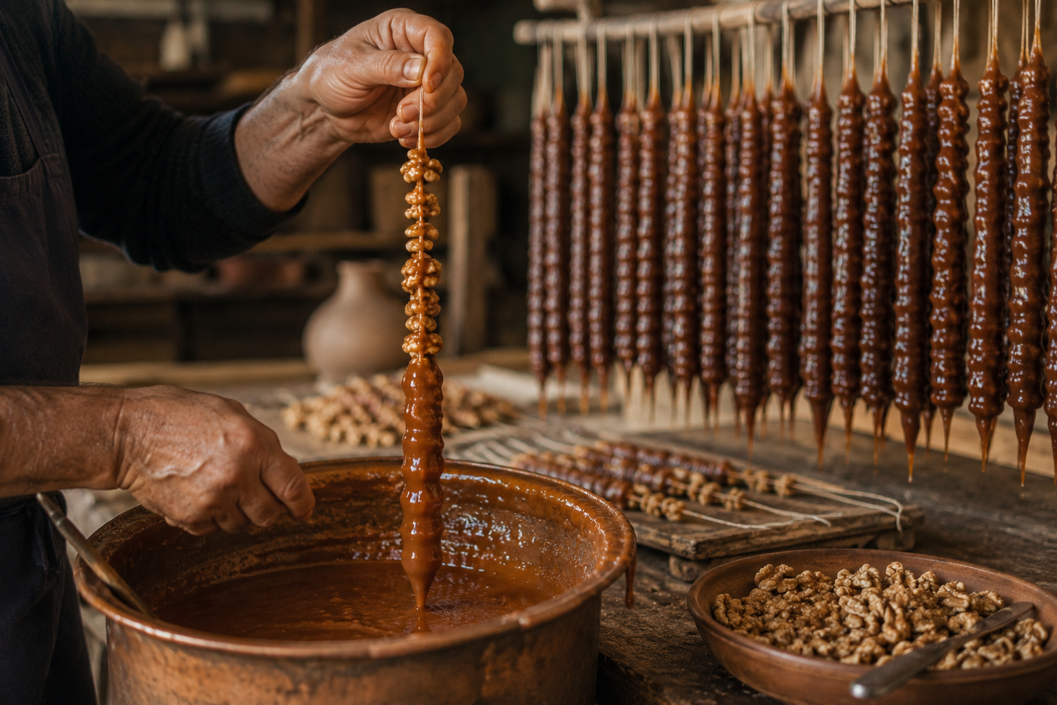 Churchkhela Making